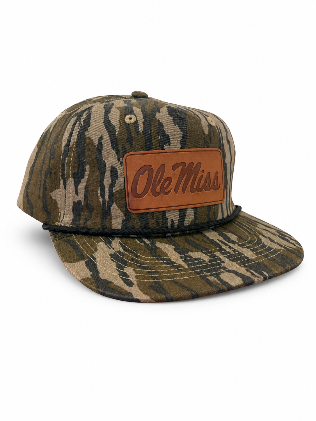 Speckle Bellies - OM Bottomland Script Leather Rope