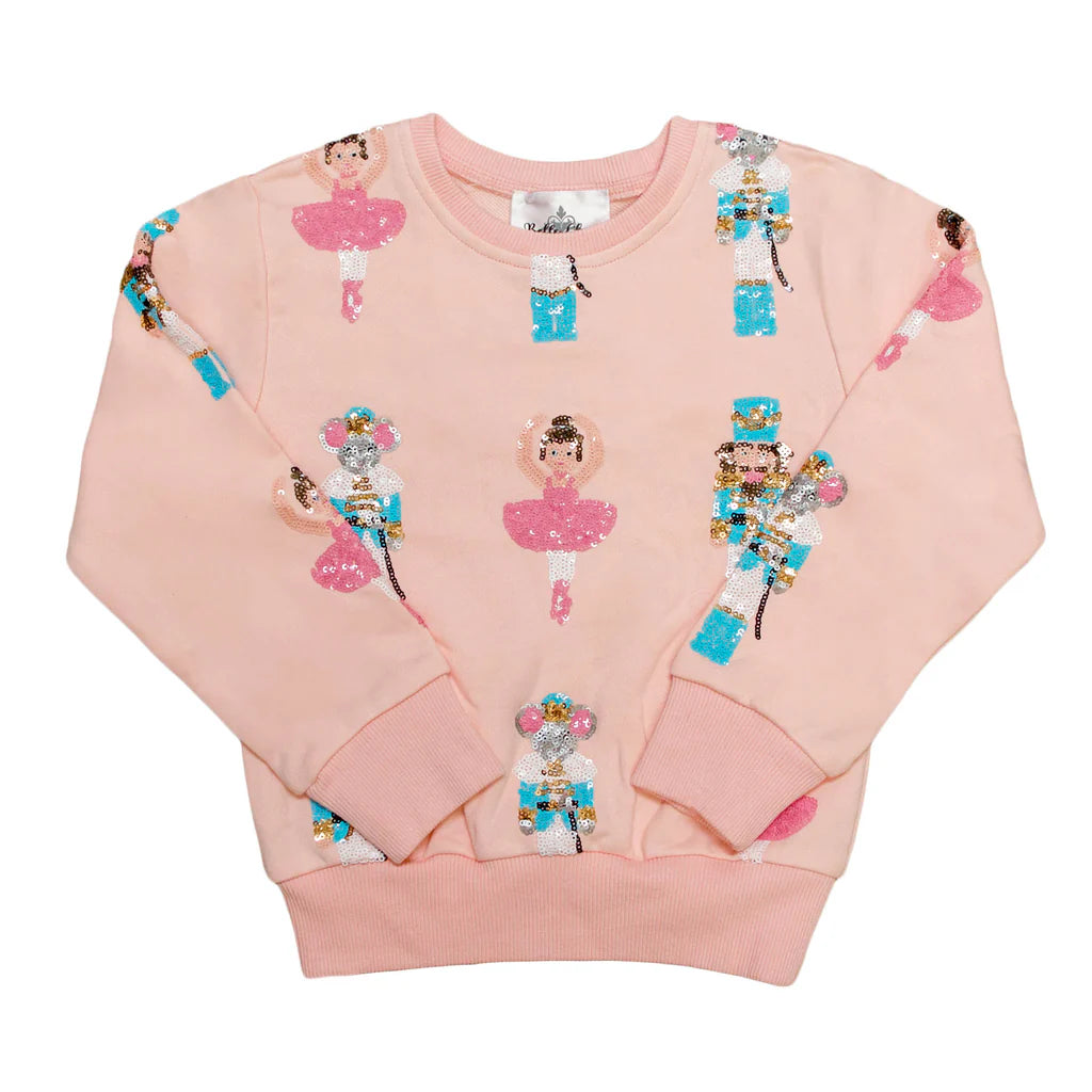 Belle Cher Pink Nutcracker Adult Sweatshirt