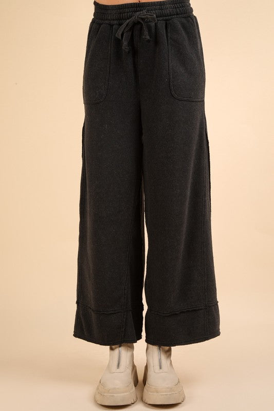 Acid Washed Comfy Casual Long pants