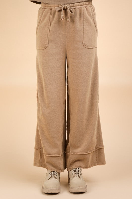 Acid Washed Comfy Casual Long pants