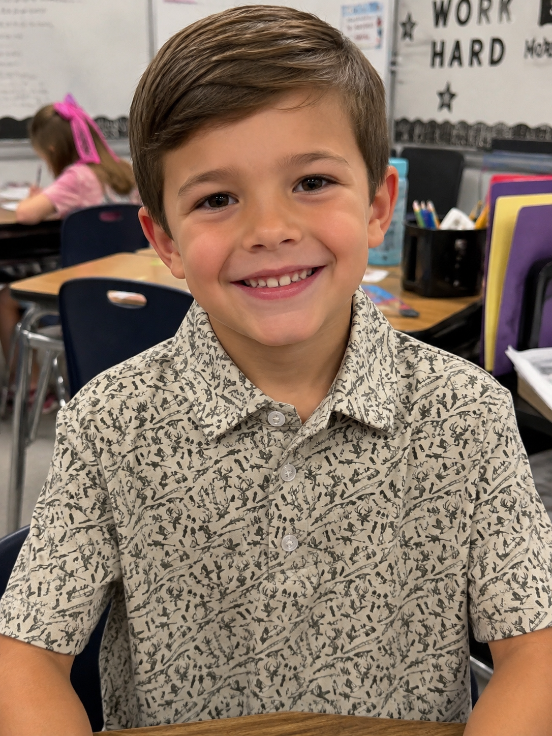 Meripex - Kids Polo - The Outdoorsman Print