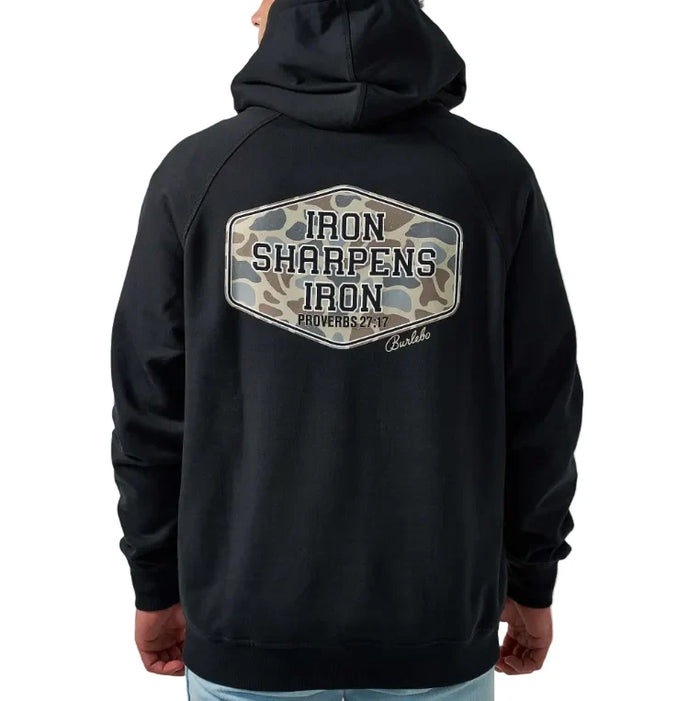 Burlebo Fleece Hoodie Iron Sharpens Iron