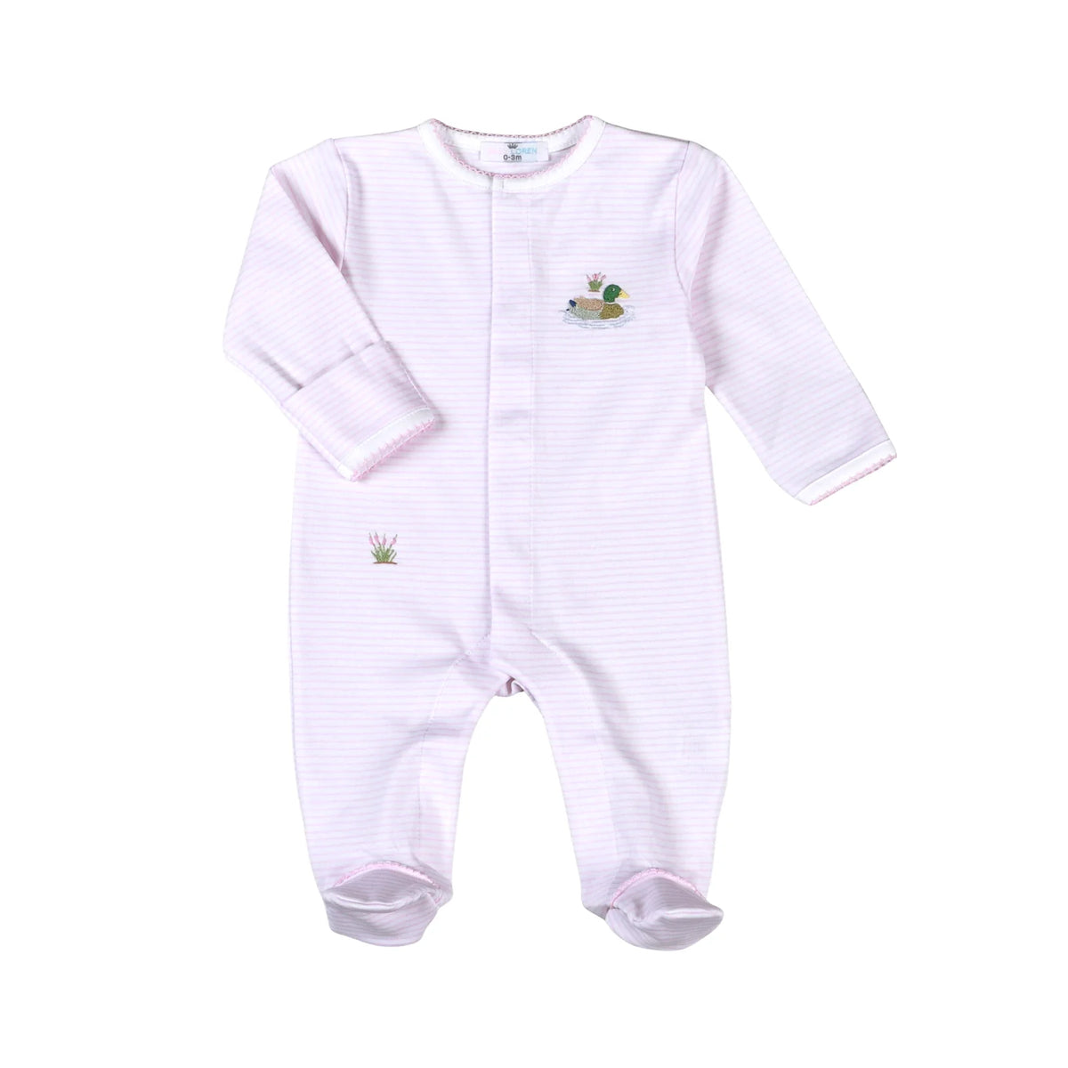 BABY LOREN | PINK MALLARD DUCK FOOTIE