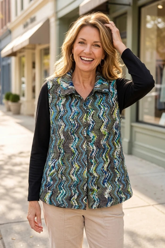 HABITAT TAPESTRY WEAVE LEAN LOOK VEST