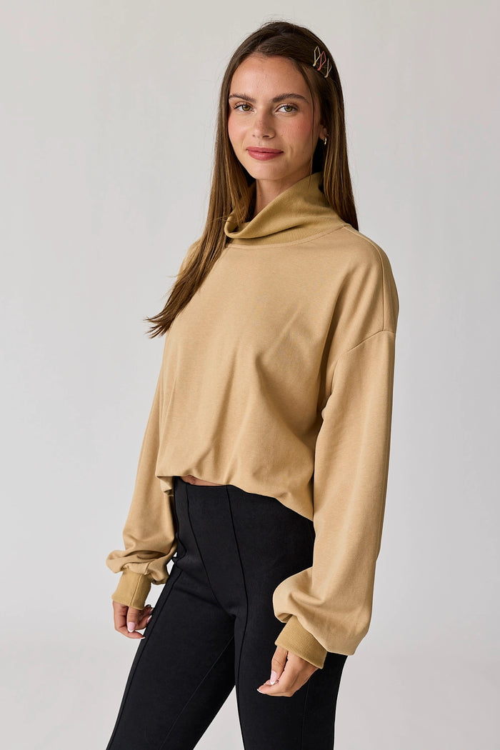 Vivian Bubble Hem Sweatshirt