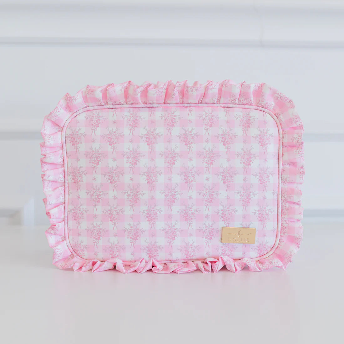 Hollis Ruffled Nylon XL Pouch Floral