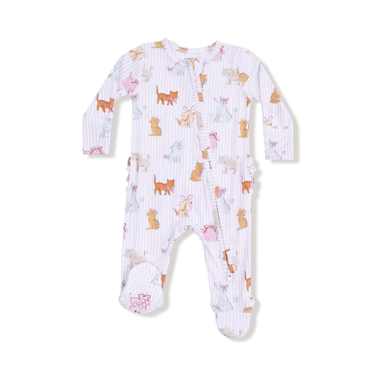 Angel Dear Fancy Pets - 2 Way Zipper Ruffle Back Footie