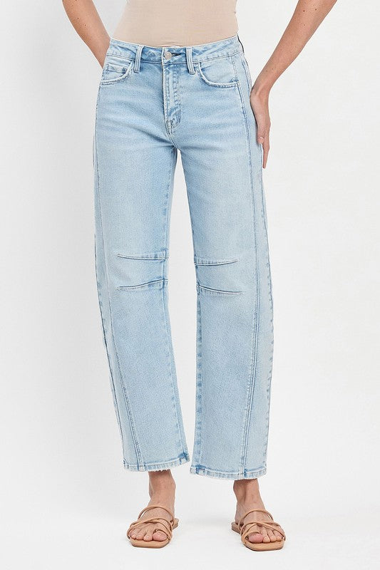 FLYING MONKEY HIGH RISE BARREL LEG JEANS