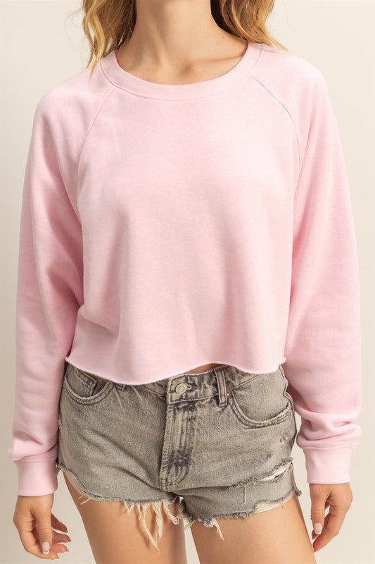 Laid Back Crop Sweatshirt