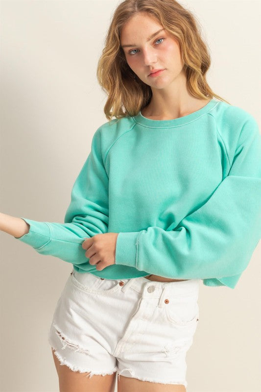 Laid Back Crop Sweatshirt