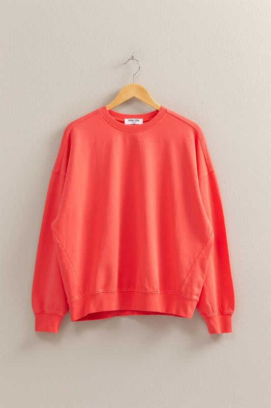 Warm Long Sleeve French Terry Sweatshirt