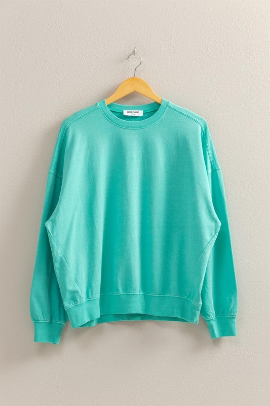 Warm Long Sleeve French Terry Sweatshirt