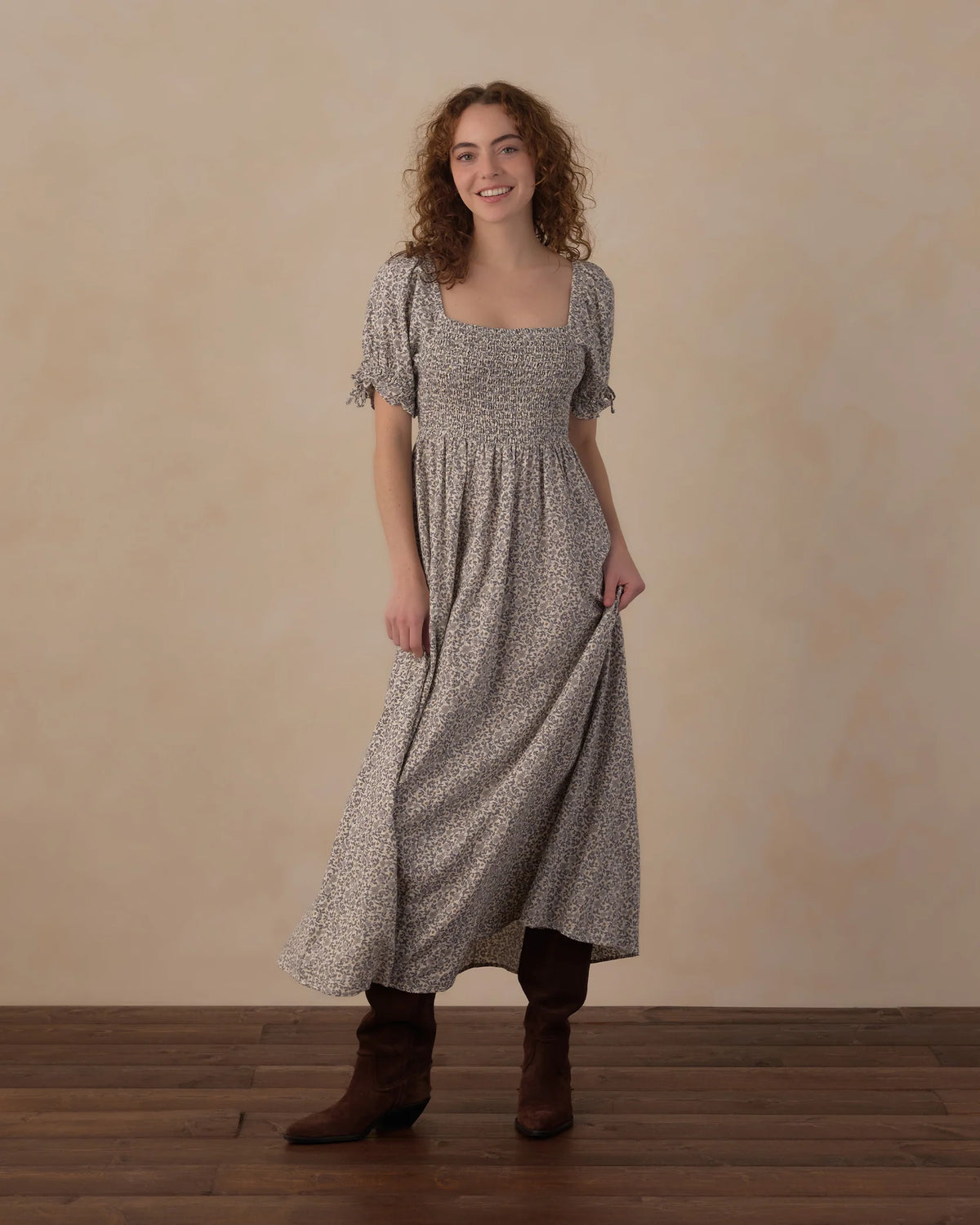 Rylee + Cru Women’s Dallas Dress Slate Floral