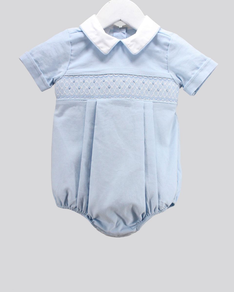 Baby Blessings Light Blue Geometric Julian Bubble