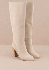 Knee High Block Heel Boot