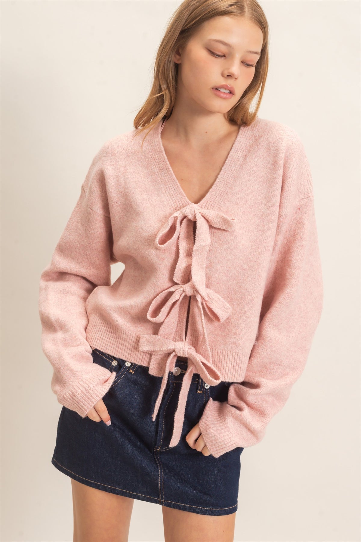 Two-way Bow Tie Sweater