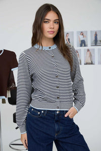 Button Down Knit Cardigan