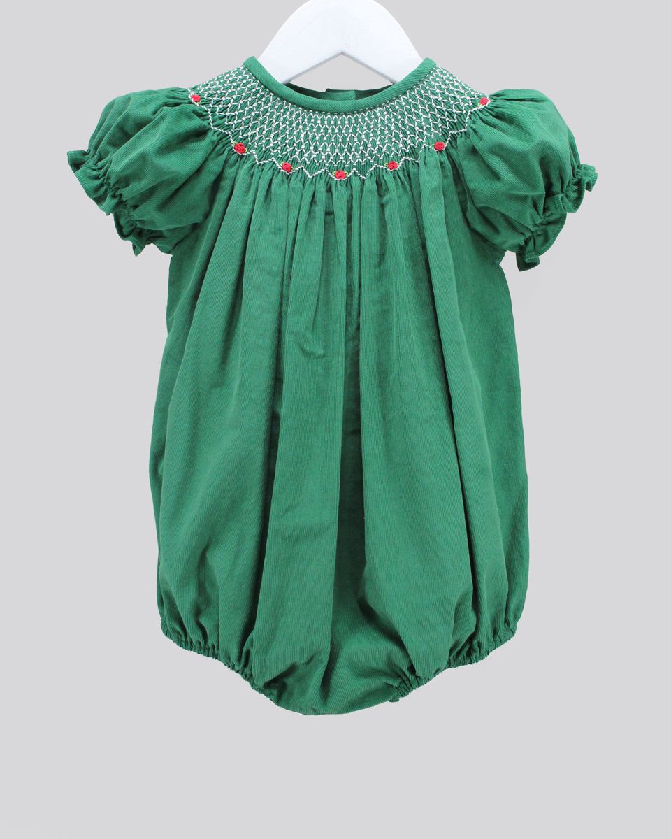 Baby Blessing Green Christmas Lucy Bubble
