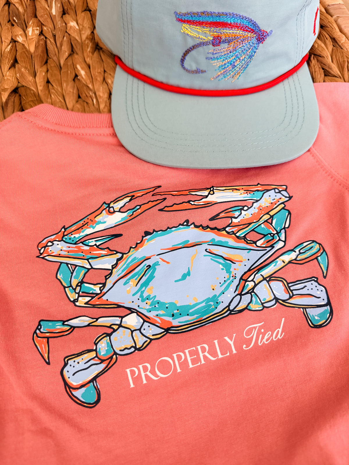 Properly Tied-Boys Claws SS Salmon