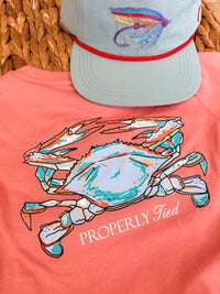 Properly Tied-Boys Claws SS Salmon