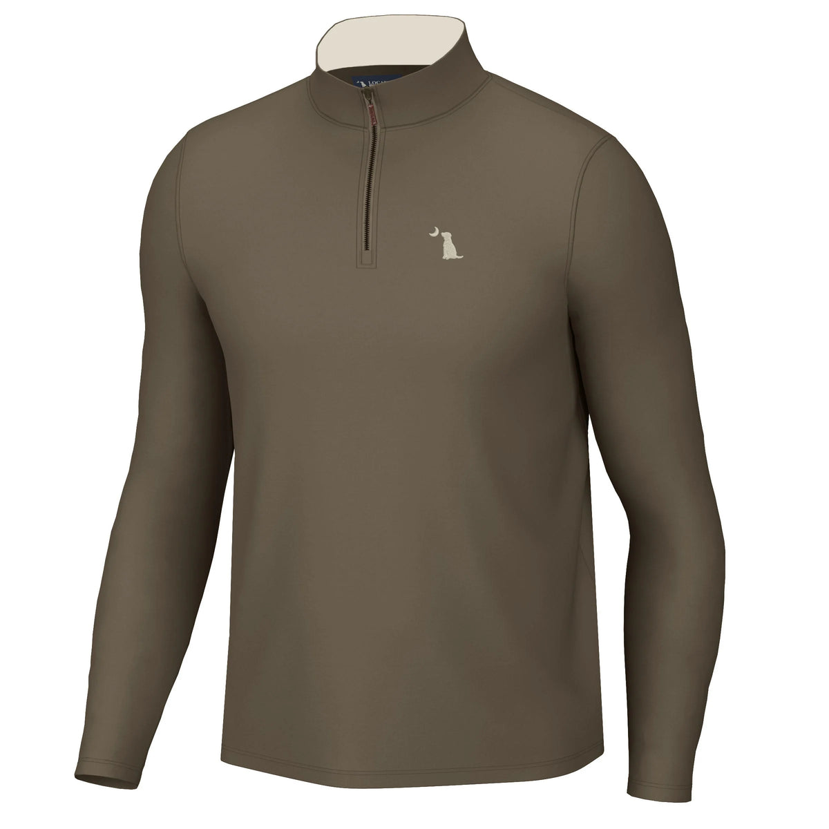 Local Boy-Bentley Quarter Zip - Brown