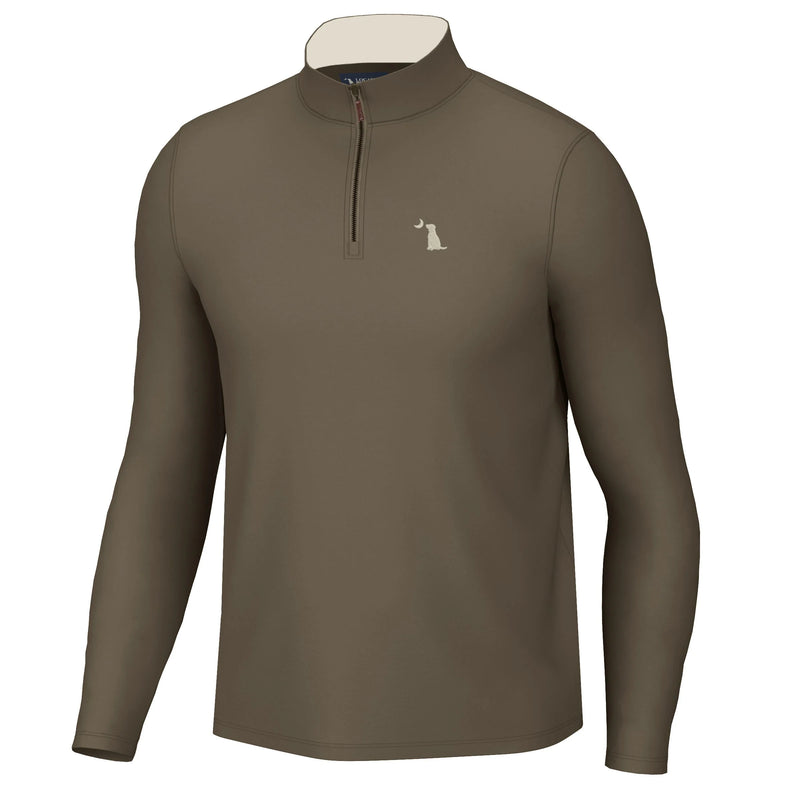 Local Boy-Bentley Quarter Zip - Brown