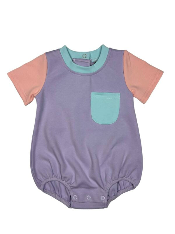 Banana Split Colorblock Bubble Peach/Purple