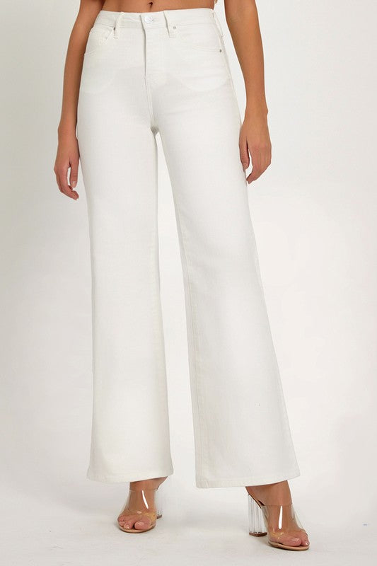 RISEN TUMMY CONTROL HIGH RISE WIDE PANTS