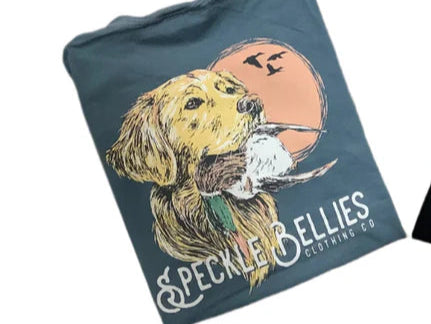 Speckle Bellies SS Dog Duck Yellow Lab