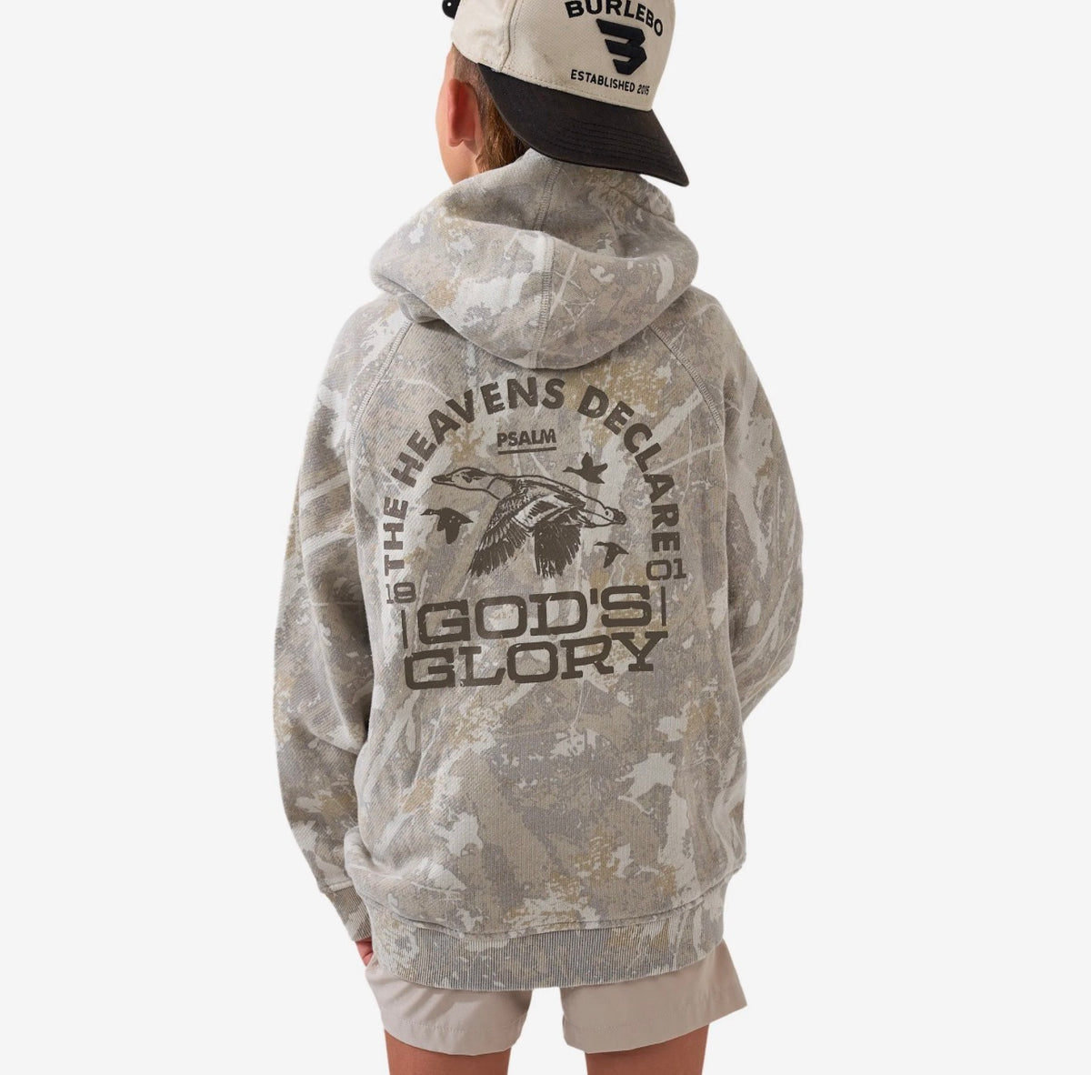Burlebo Youth Vintage Washed Graphic Hoodie - Heavens Declare