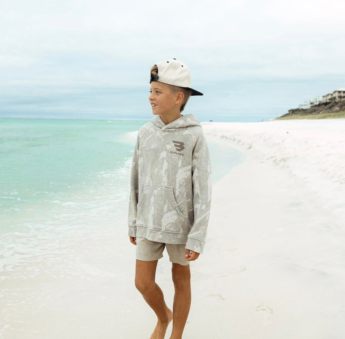 Burlebo Youth Vintage Washed Graphic Hoodie - Heavens Declare