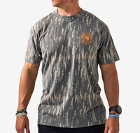 BURLEBO Vintage Washed Graphic Tee - Field Badge