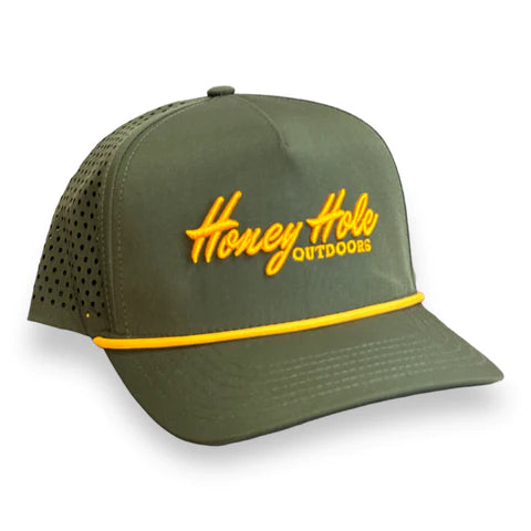 Honey Hole - PERFORMANCE ROPE HAT - HERITAGE - OLIVE GREEN