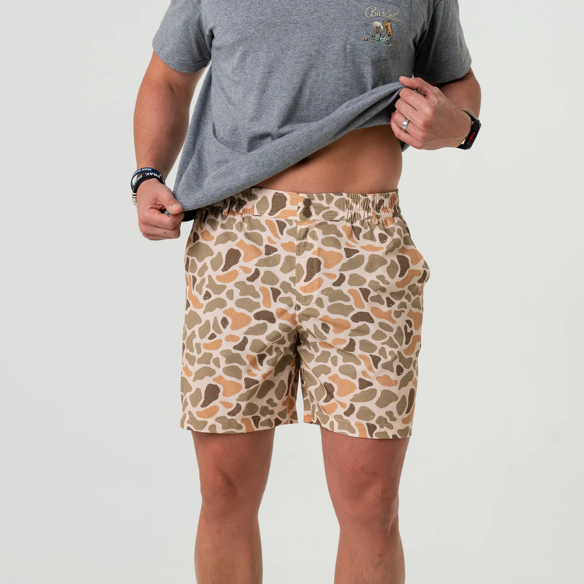 Burlebo Everyday Short 7” - Venado Camo - Brown Pocket