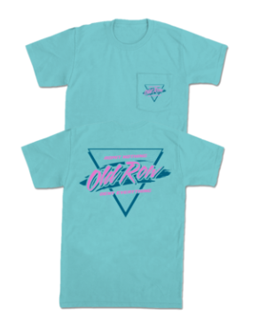 Old Row - Retro Triangle 2.0 Pocket Tee - Mint