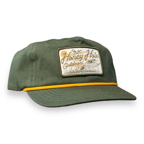 Honey Hole-Cotton Rope Hat - Water Fowl