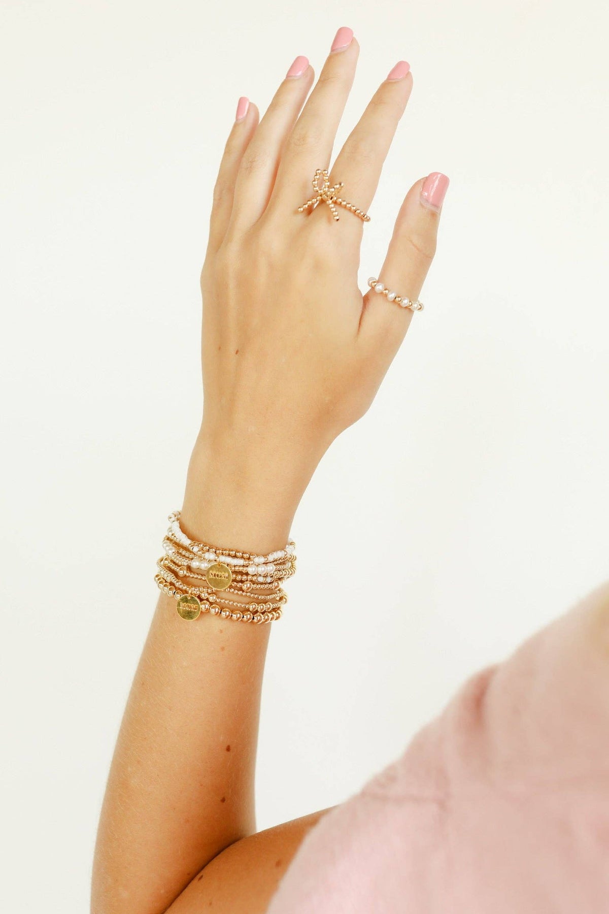 Petite Mom Charm Bracelet