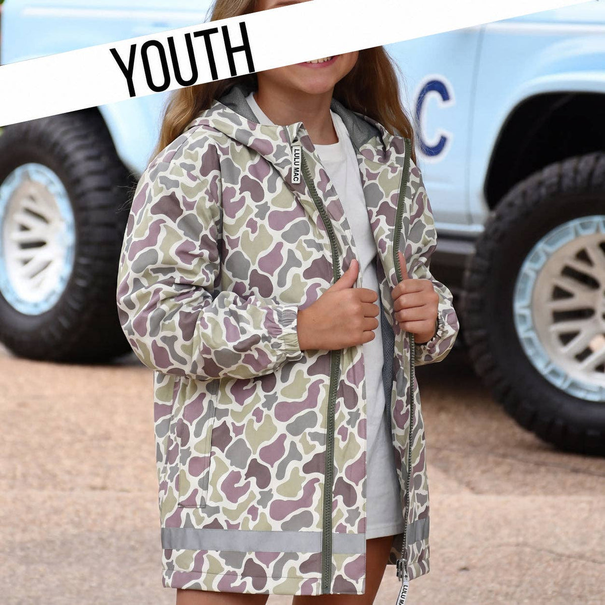 Lulu Mac Camo Youth LuLu Mac Raincoat