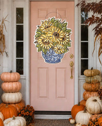 Chinoiserie sunflowers 