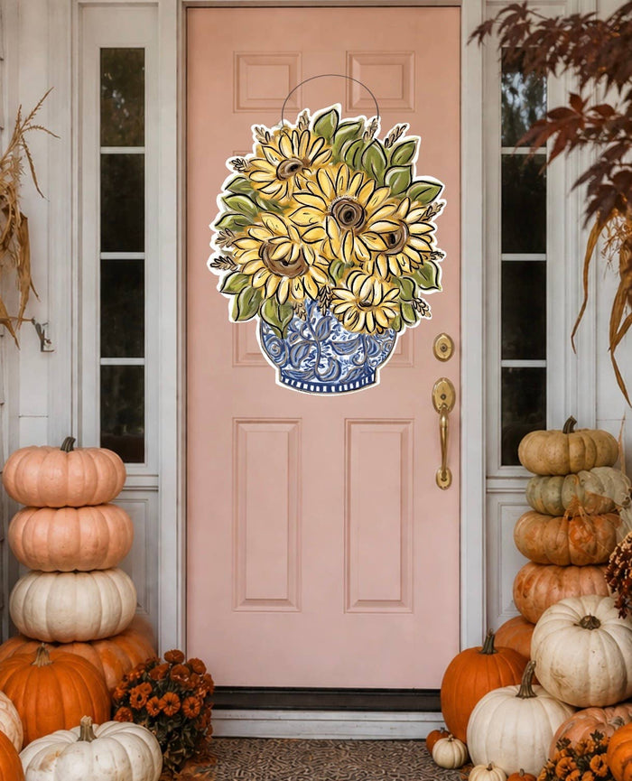 Chinoiserie sunflowers 