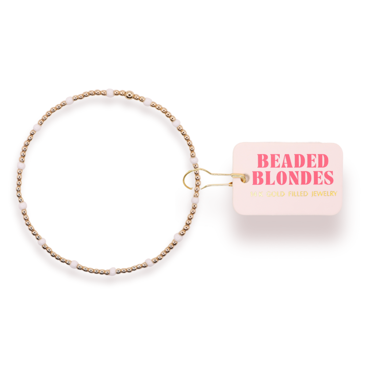 Petite White Dainty Poppi Bracelet