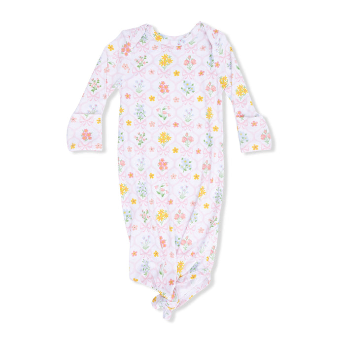 Spring Blooms Bow Trellis - Knotted Gown