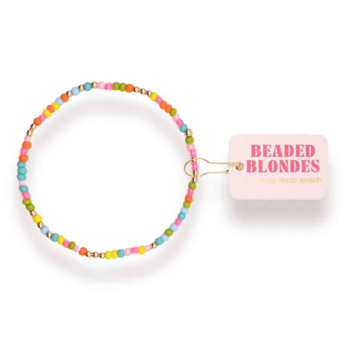 Petite Rainbow Sprinkle Bracelet