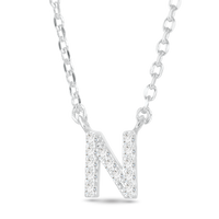 Amanda Blu CZ Initial Necklaces | 18 Letters