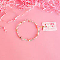 Petite Olive Bracelet in Silver with Gold