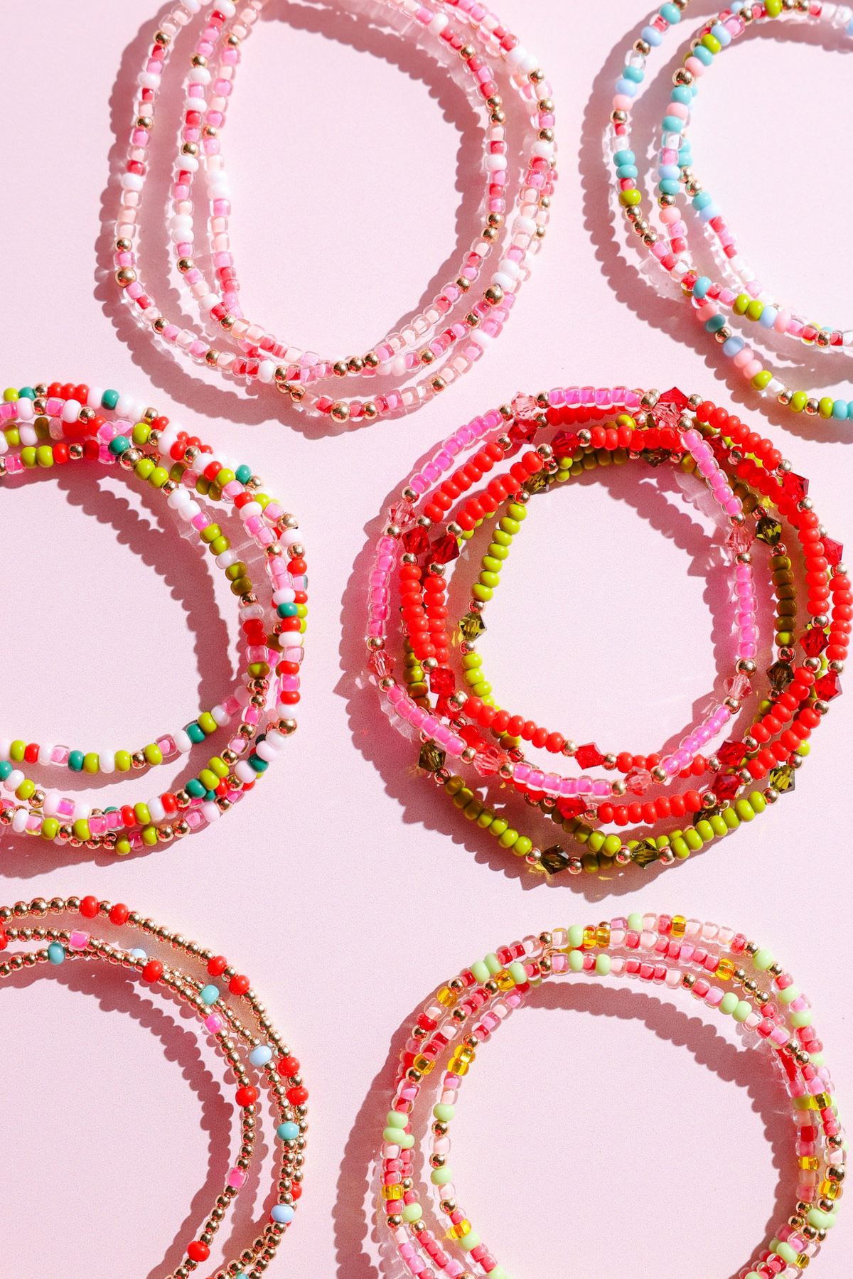 Candy Cane Lane Sprinkle Bracelet