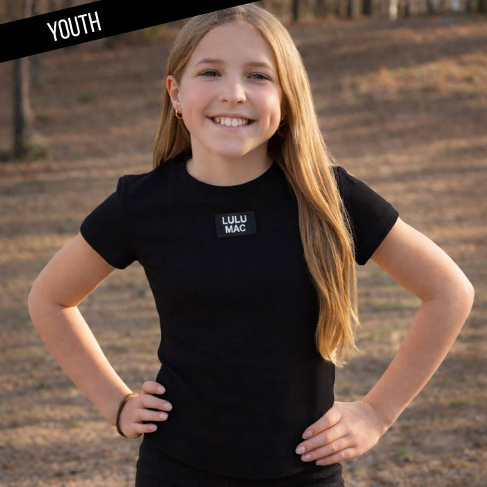 LULU MAC Youth Baby Doll Top - Black