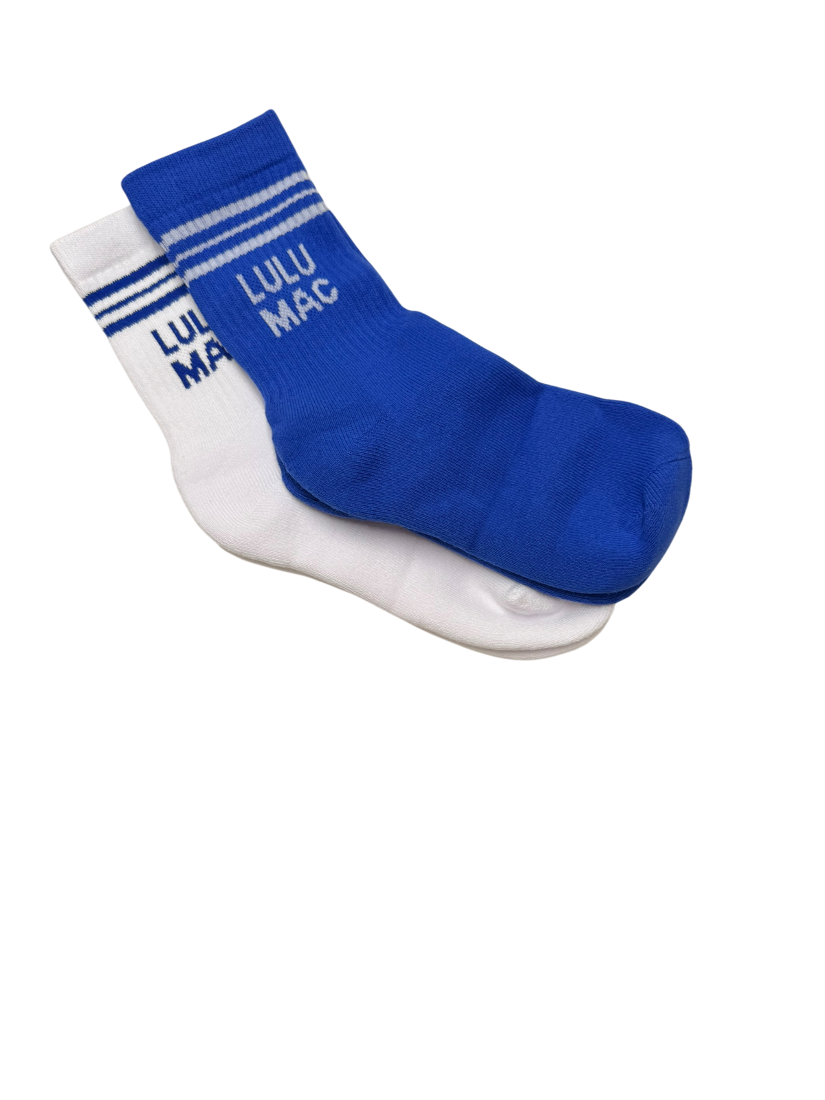 Lulu Mac Socks 2 Pair Box-  ROYAL/ROYAL