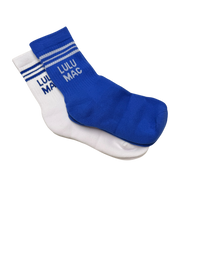 Lulu Mac Socks 2 Pair Box-  ROYAL/ROYAL