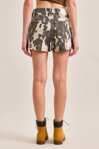 COW PRINT SHORT